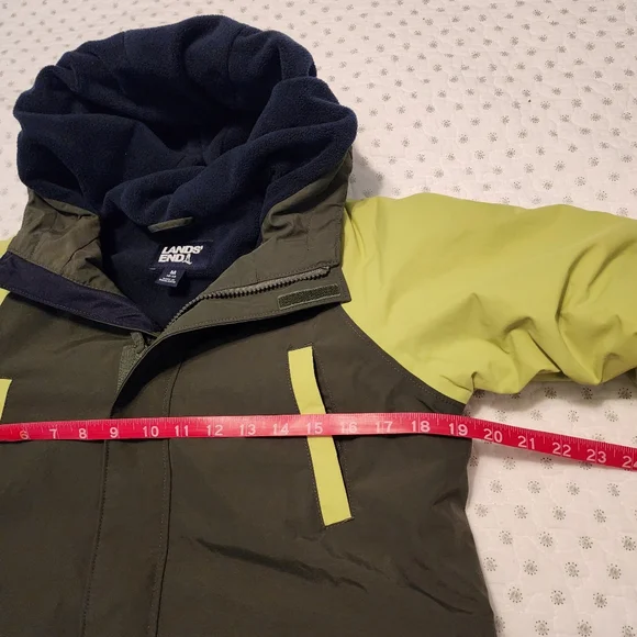 Kids Lands End Squall Winter Parka Size M 10/12